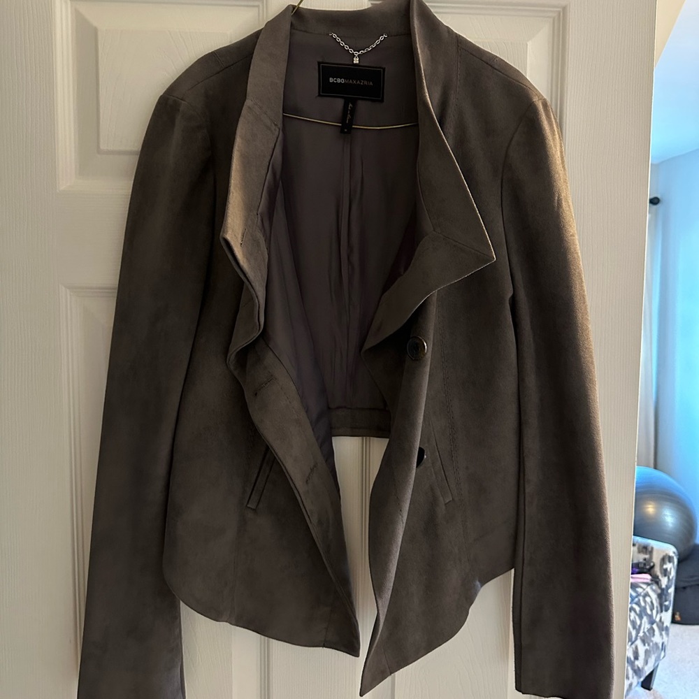 BCBG suede jacket